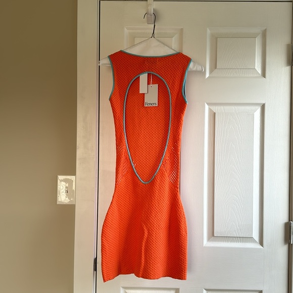 Feners Migdia Tangerine Dress size S small - Picture 3 of 7